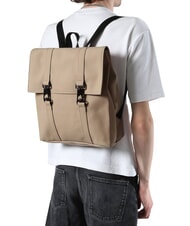 RAINS MSN BAG MINI Zaino impermeabile citt&agrave; beige - Zaini Scuola & Tempo Libero - 4