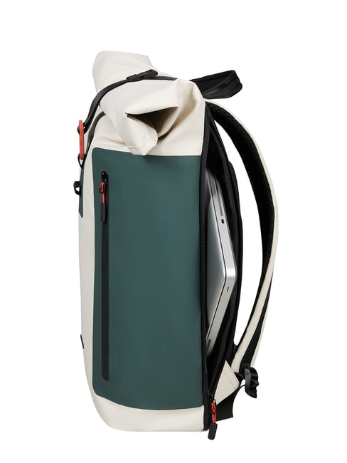 COATIFY BIZ Zaino rolltop porta pc 15.6" matt quartz/ivy - Zaini da lavoro porta PC