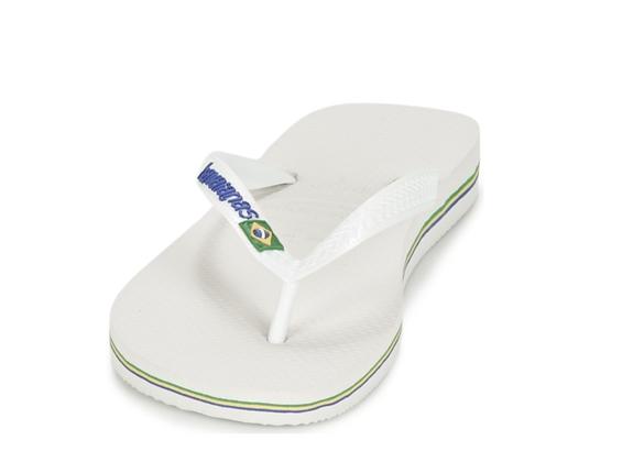 BRASIL LOGO Infradito  white - Scarpe Unisex