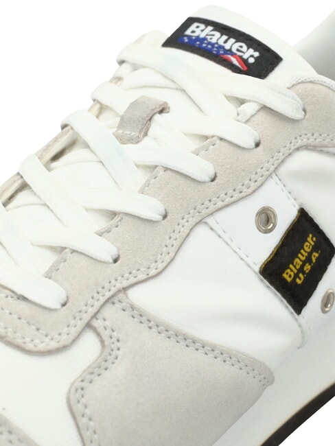 QUEENS Sneakers white/red/navy - Scarpe Uomo