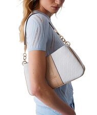 LIUJO EMATITE Borsa a spalla, con tracolla naturale/dk.cipria - Borse Donna - 5