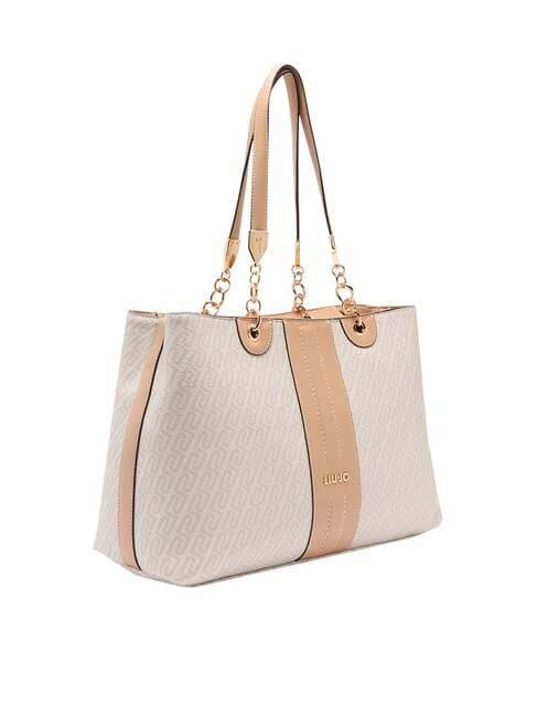 EMATITE Borsa a spalla naturale/dk.cipria - Borse Donna