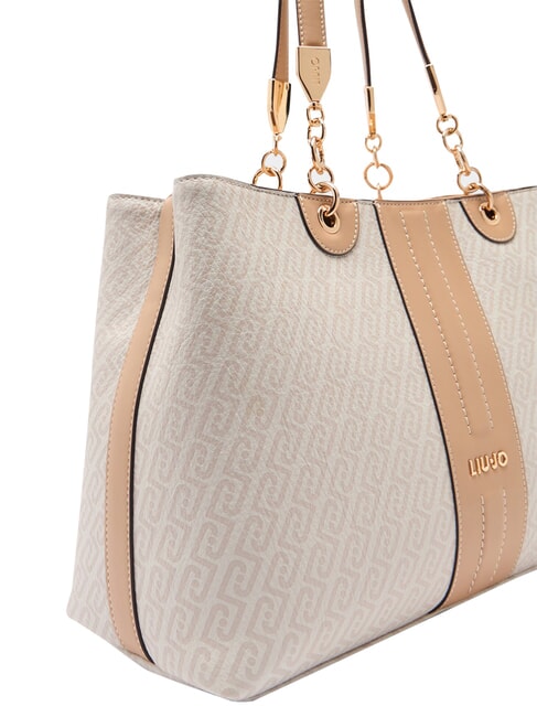 EMATITE Borsa a spalla naturale/dk.cipria - Borse Donna