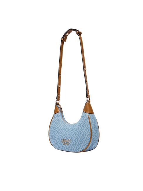 EVRIM Hobo Bag a spalla dusty blue - Borse Donna
