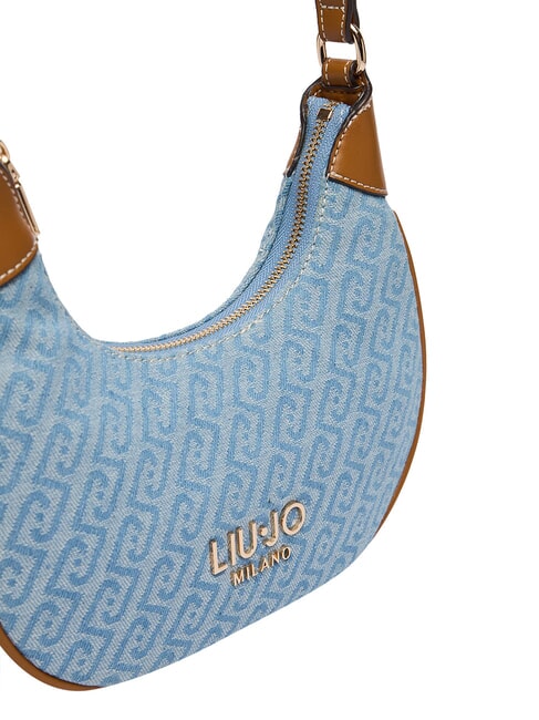 EVRIM Hobo Bag a spalla dusty blue - Borse Donna