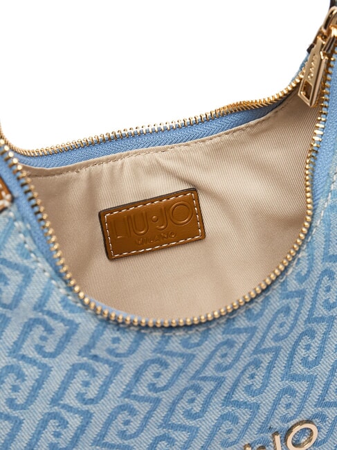 EVRIM Hobo Bag a spalla dusty blue - Borse Donna