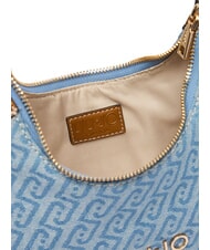 LIUJO EVRIM Hobo Bag a spalla dusty blue - Borse Donna - 5
