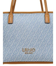 LIUJO EVRIM Borsa a spalla dusty blue - Borse Donna - 5
