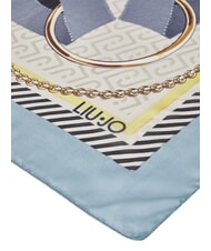 LIUJO LOGO Foulard dusty blue - Sciarpe - 3