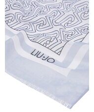 LIUJO NEW LOGO CHAIN Foulard light denim - Sciarpe - 3