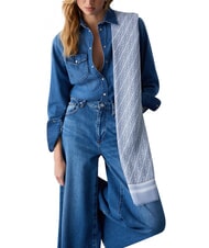 LIUJO NEW LOGO CHAIN Foulard light denim - Sciarpe - 5