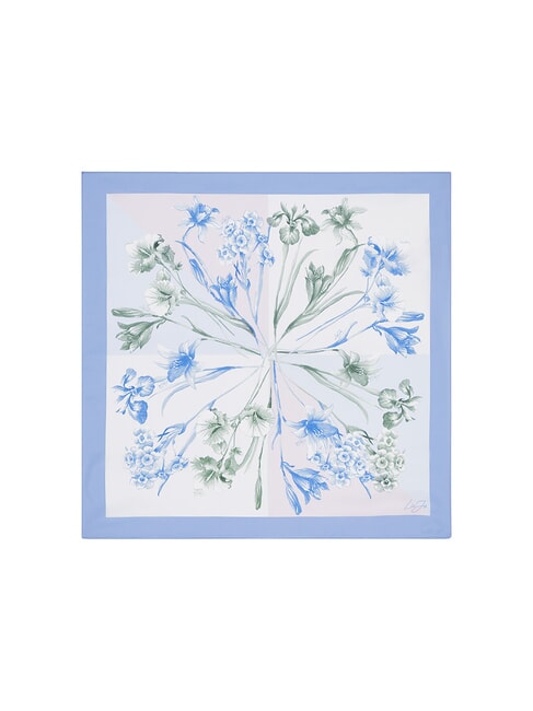 FLOWER  bright blue wave - Sciarpe