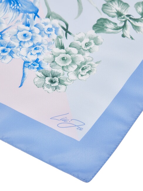 FLOWER  bright blue wave - Sciarpe