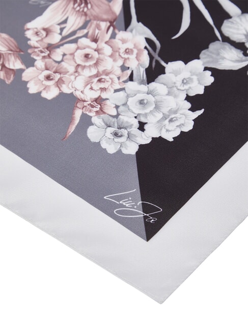 FLOWER  NERO - Sciarpe