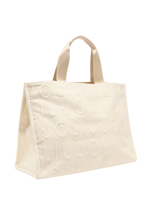 LOGO Borsa a mano, con tracolla white cream - Borse Donna