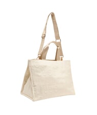 LIUJO LOGO Borsa a mano, con tracolla white cream - Borse Donna - 3