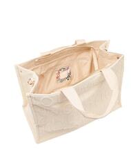 LIUJO LOGO Borsa a mano, con tracolla white cream - Borse Donna - 4