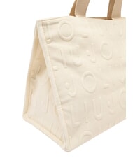 LIUJO LOGO Borsa a mano, con tracolla white cream - Borse Donna - 5
