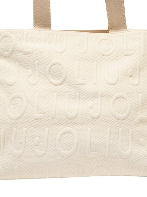 LOGO Borsa a mano, con tracolla white cream - Borse Donna