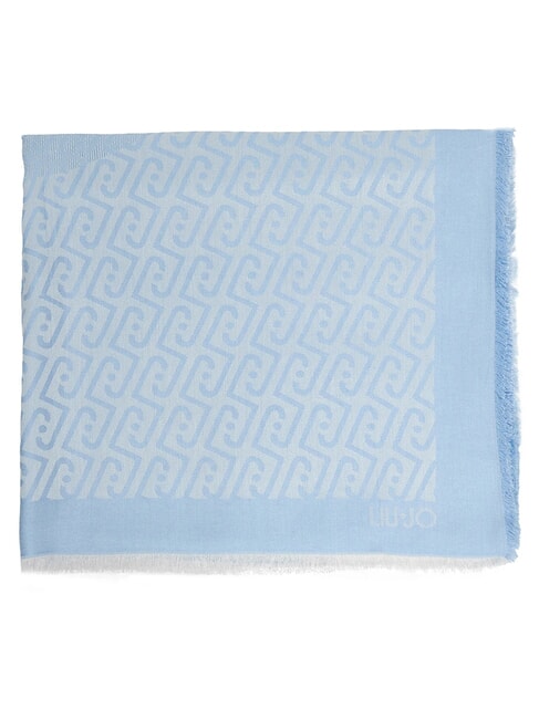 NEW LOGO CHAIN J  light blue - Sciarpe