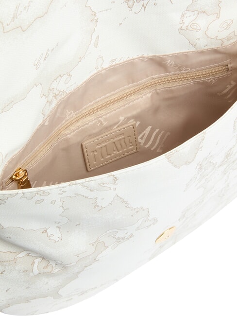 GEO CLASSIC Borsa a spalla con patta bianco - Borse Donna