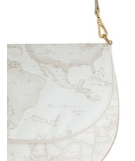 ALVIERO MARTINI PRIMA CLASSE GEO CLASSIC Borsa a spalla con patta bianco - Borse Donna - 4