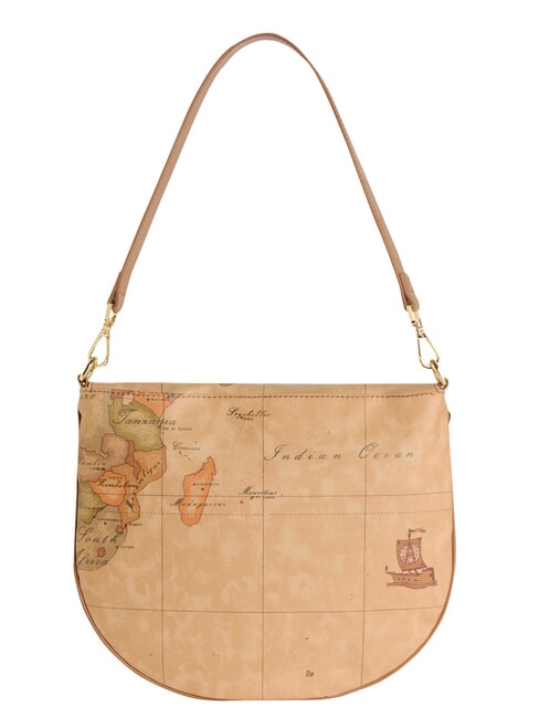 GEO CLASSIC Borsa a spalla con patta NATURALE - Borse Donna