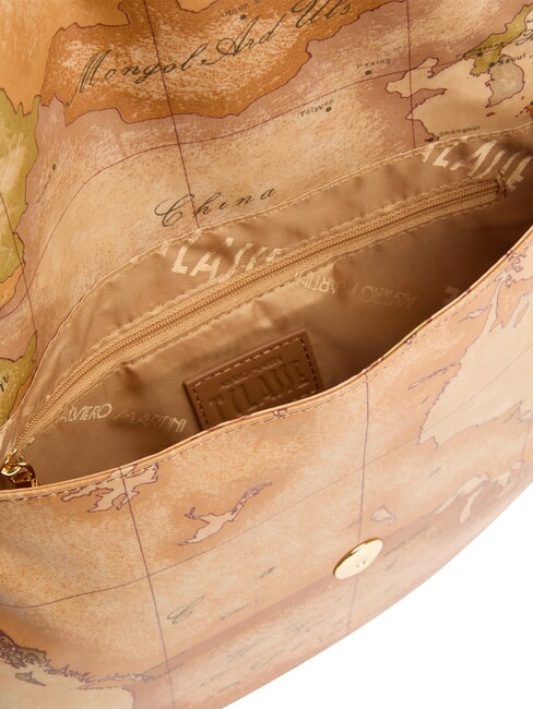 GEO CLASSIC Borsa a spalla con patta NATURALE - Borse Donna