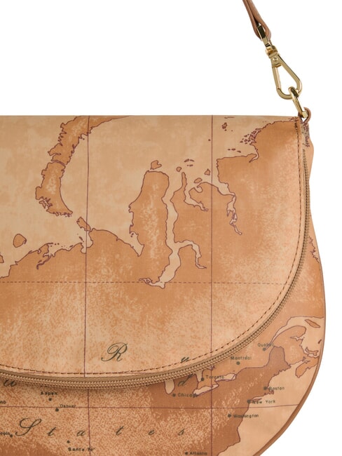 GEO CLASSIC Borsa a spalla con patta NATURALE - Borse Donna