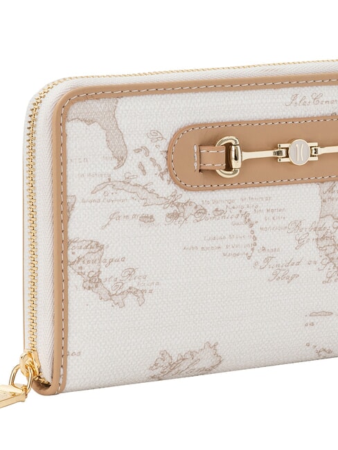 GEO CLASSIC Portafoglio ziparound bianco - Portafogli Donna