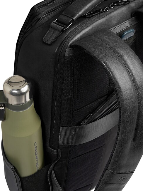 S141 Zaino in pelle, porta PC 14" Nero - Zaini da lavoro porta PC