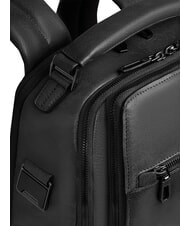 PIQUADRO S141 Zaino in pelle, porta PC 14" Nero - Zaini da lavoro porta PC - 5