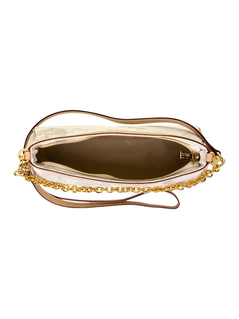 GEO CLASSIC Borsa a spalla con catena e tracolla bianco - Borse Donna