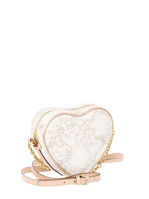 GEO CLASSIC Borsa a tracolla, forma a cuore bianco - Borse Donna