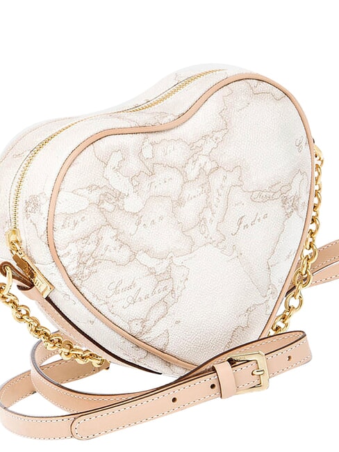 GEO CLASSIC Borsa a tracolla, forma a cuore bianco - Borse Donna