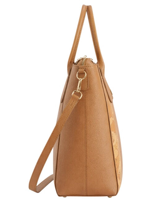 BLOO CITY Borsa a mano con tracolla, in tessuto goffrato TABACCO - Borse Donna