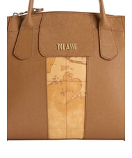 ALVIERO MARTINI PRIMA CLASSE BLOO CITY Borsa a mano con tracolla, in tessuto goffrato TABACCO - Borse Donna - 6