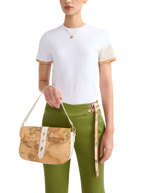 ESCAPE GEO Borsa a spalla, con tracolla avorio - Borse Donna