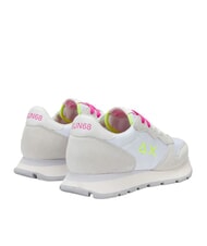 SUN68 ALLY SOLID Sneakers bianco/fuxia fluo - Scarpe Donna - 3