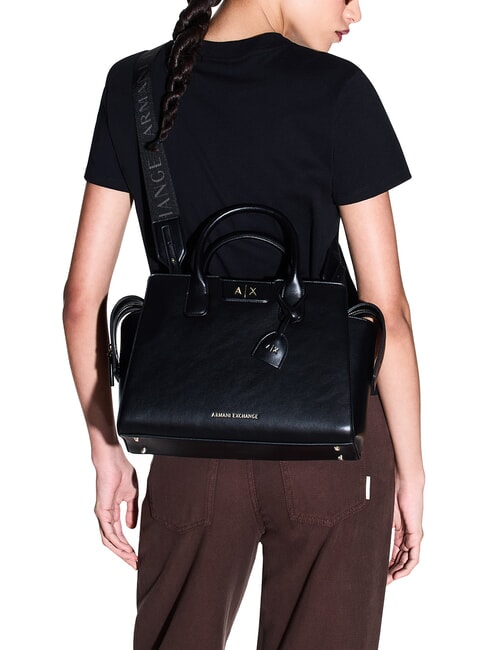 AMELIE Borsa shopping con tracolla black - Borse Donna