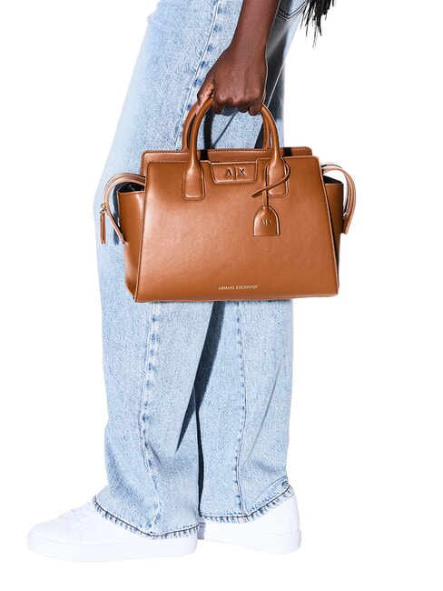 AMELIE Borsa shopping con tracolla glazed ginger - Borse Donna