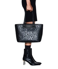 ARMANI EXCHANGE A|X ALL OVER Shopper a spalla black - Borse Donna - 3