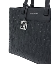 ARMANI EXCHANGE A|X ALL OVER Shopper a spalla black - Borse Donna - 6