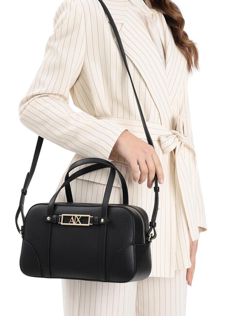 POLLY Borsa bauletto, con tracolla black - Borse Donna