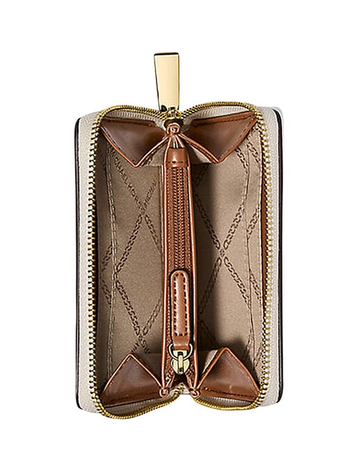 JET SET Portacarte con portamonete vanilla/acrn - Portafogli Donna