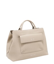 ARMANI EXCHANGE NICOLE Borsa a mano con tasca e tracolla sand - Borse Donna - 2