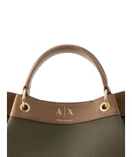 ARMANI EXCHANGE WAVE Borsa shopping, con tracolla savanna/mineral - Borse Donna - 4