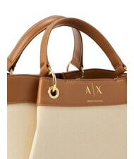 ARMANI EXCHANGE WAVE Borsa shopping, con tracolla natural / saline clay - Borse Donna - 5