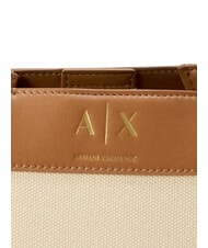 ARMANI EXCHANGE WAVE Borsa shopping, con tracolla natural / saline clay - Borse Donna - 6