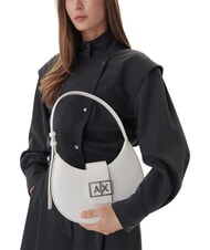 ARMANI EXCHANGE JODIE Borsa a spalla off white - Borse Donna - 2